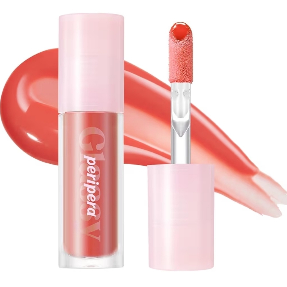 Peripera Ink Glasting Lip Gloss 15 Soft Sweet Korean Makeup Peach Pink Lipstick